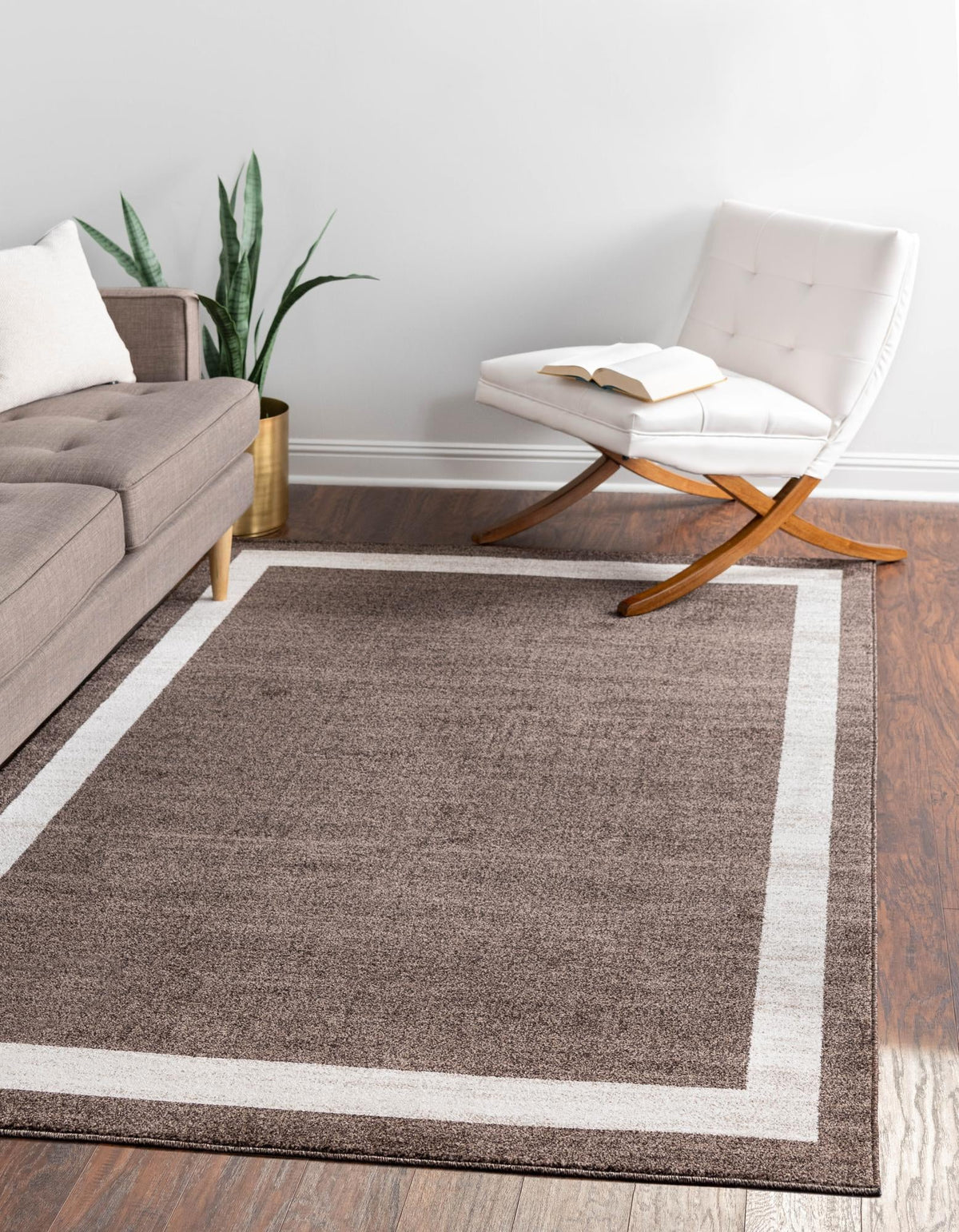 Studio Haven Collection Area Rug -  Alcove (Brown) Rectangle Brown  lifestyle 2