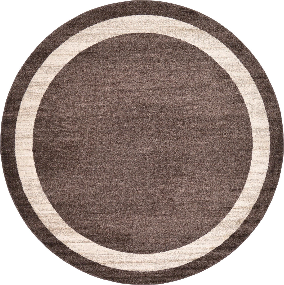 Studio Haven Collection Area Rug -  Alcove (Brown) Round Brown  lifestyle 17