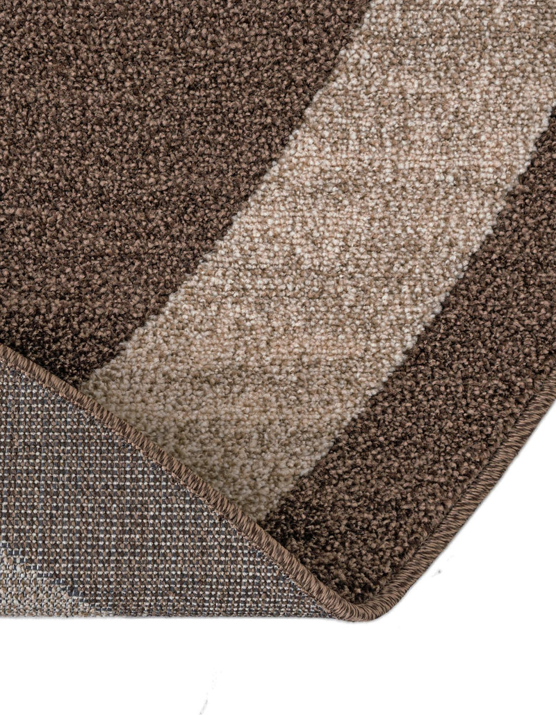 Studio Haven Collection Area Rug -  Alcove (Brown) Round Brown  lifestyle 32