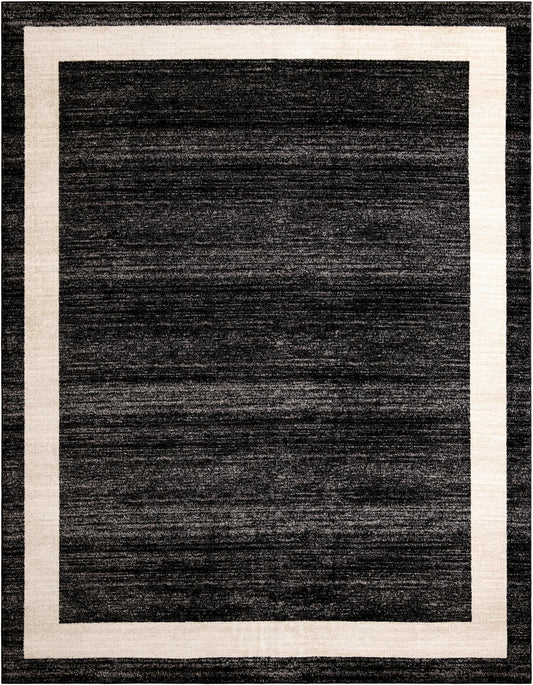 Studio Haven Collection Area Rug -  Alcove (Black) Rectangle Black Main