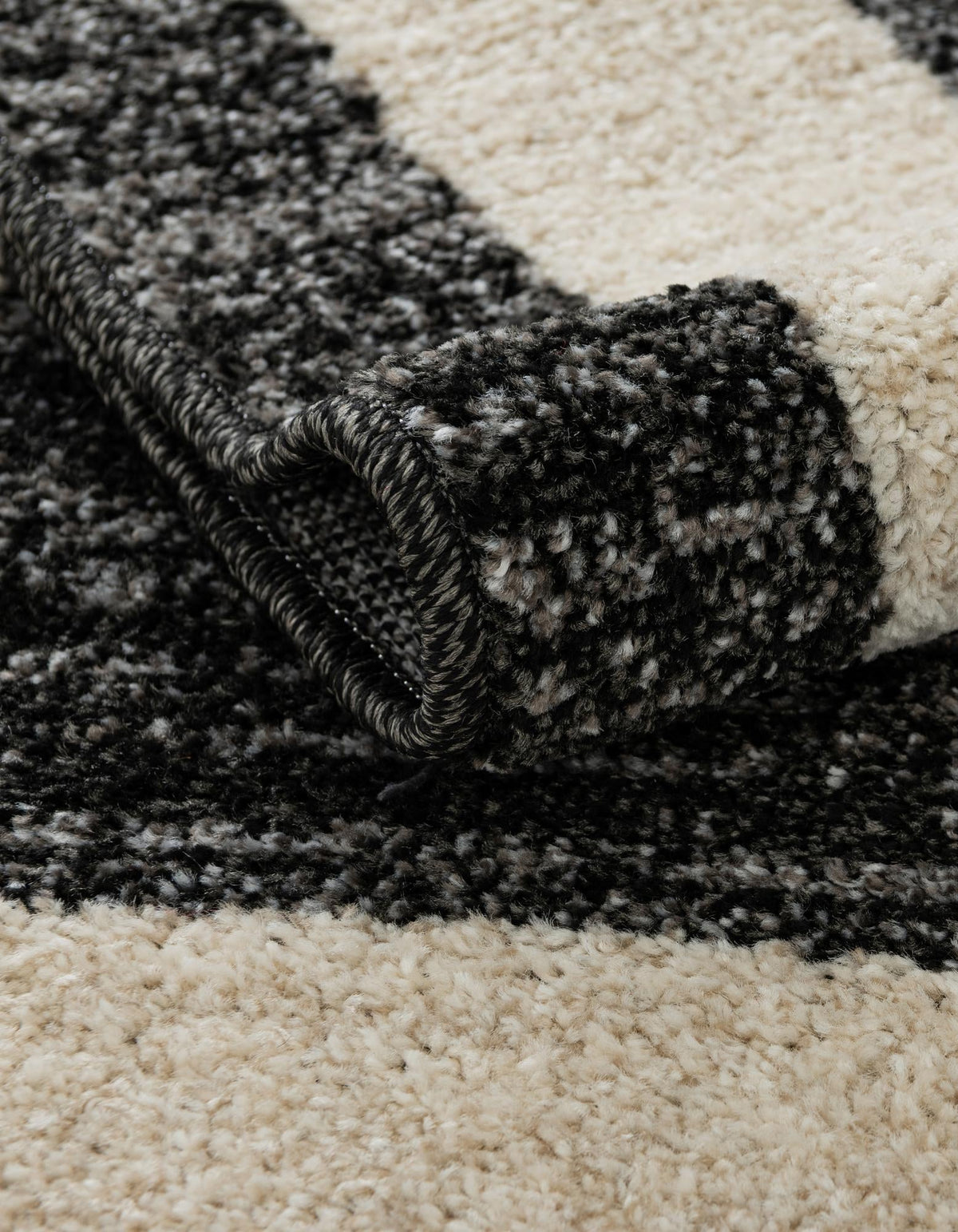 Studio Haven Collection Area Rug -  Alcove (Black) Rectangle Black  lifestyle 6