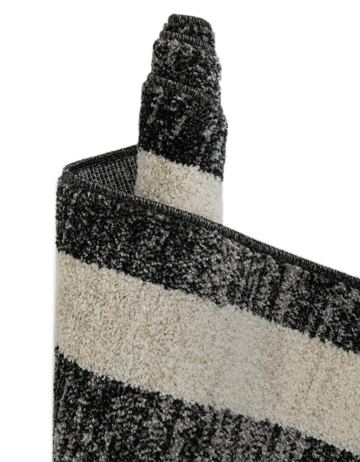 Studio Haven Collection Area Rug -  Alcove (Black) Rectangle Black  lifestyle 11