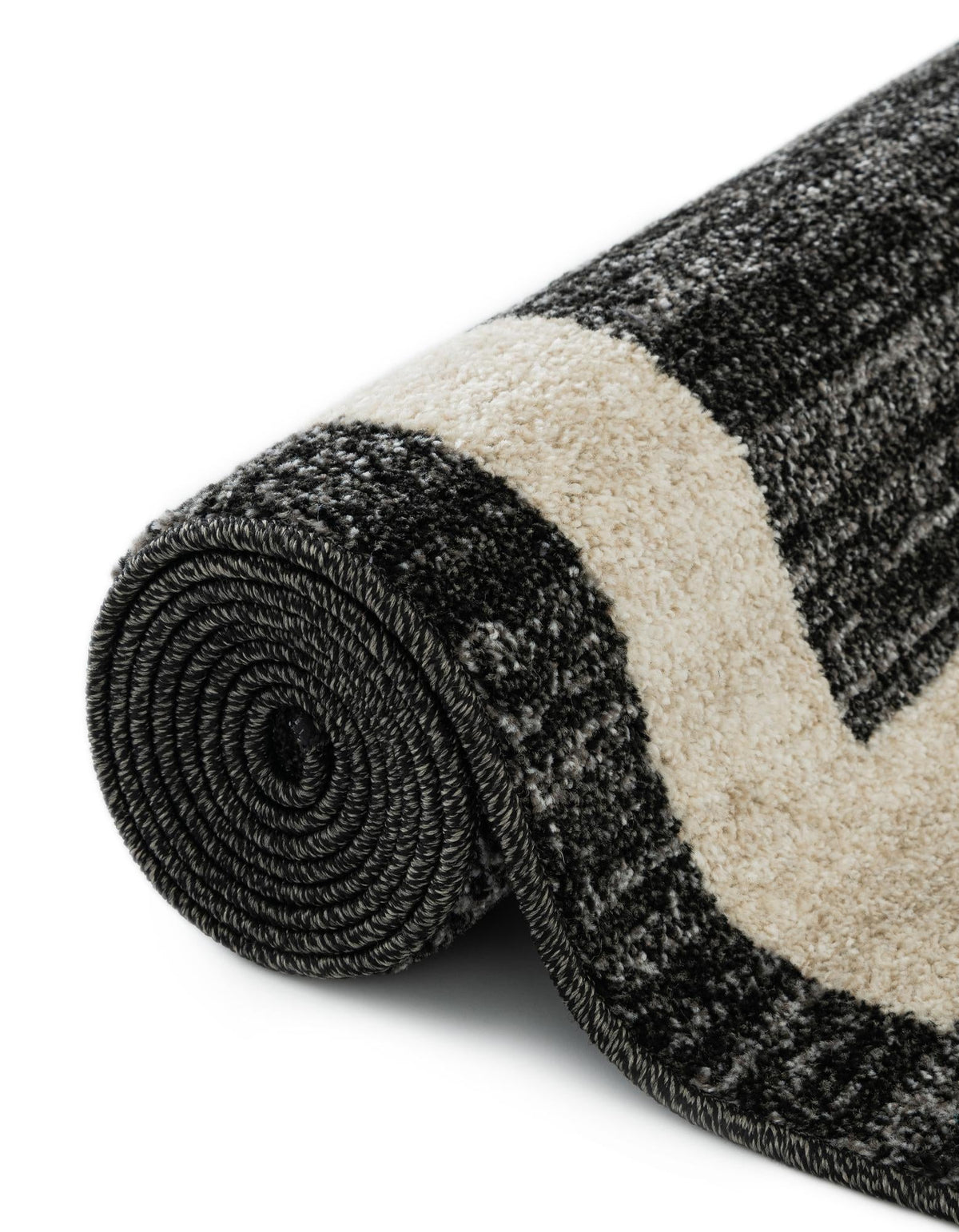 Studio Haven Collection Area Rug -  Alcove (Black) Rectangle Black  lifestyle 12