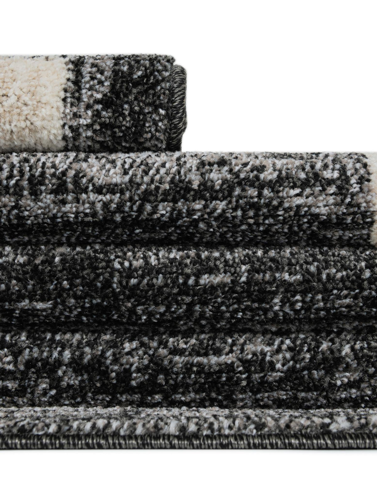 Studio Haven Collection Area Rug -  Alcove (Black) Rectangle Black  lifestyle 14