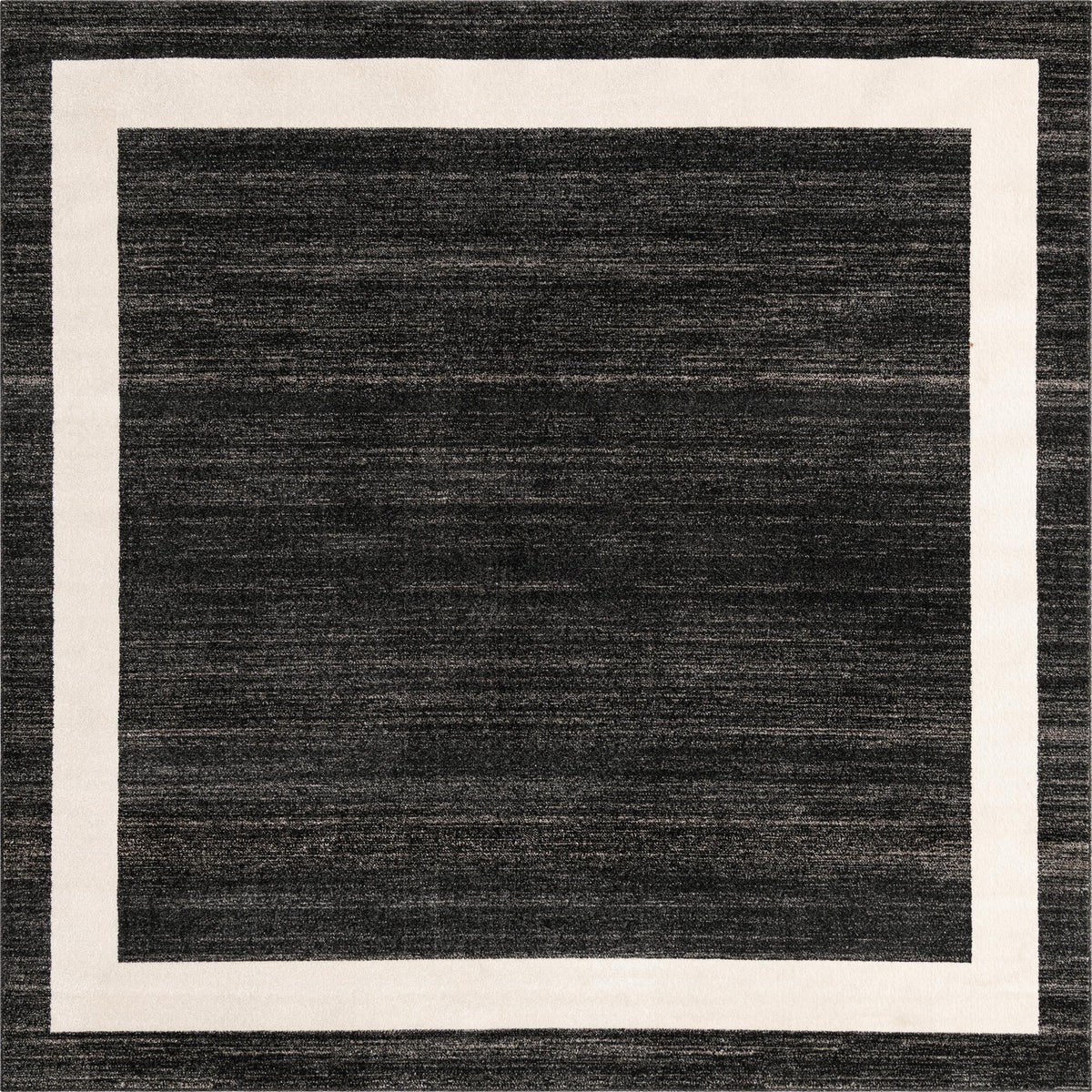 Studio Haven Collection Area Rug -  Alcove (Black) Square Black  lifestyle 16
