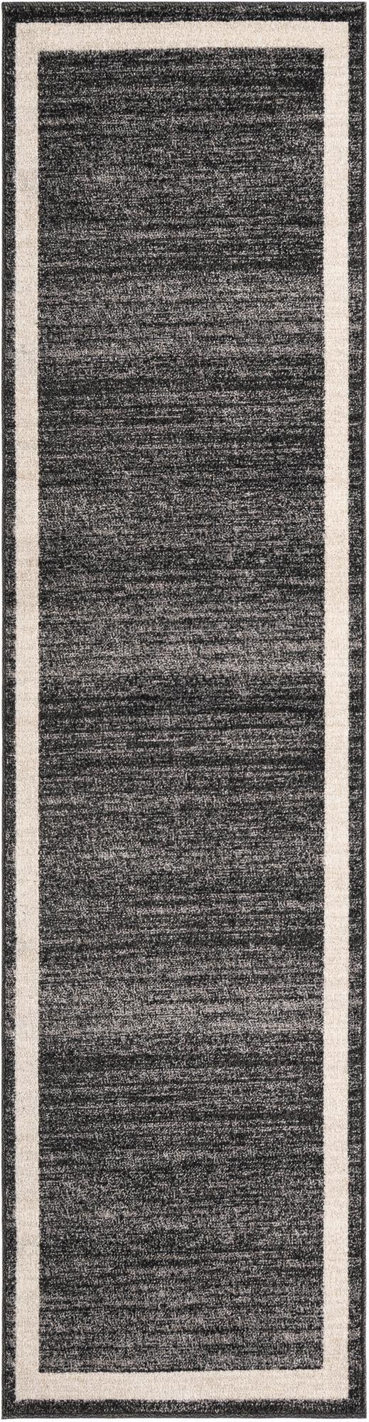 Studio Haven Collection Area Rug -  Alcove (Black) Runner Black  lifestyle 18