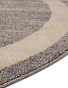 Studio Haven Collection Area Rug -  Alcove (Gray) Round Gray  lifestyle 33