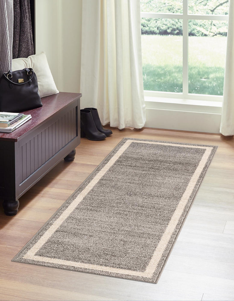 Studio Haven Collection Area Rug -  Alcove (Gray) Runner Gray  lifestyle 21