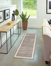 Studio Haven Collection Area Rug -  Alcove (Gray) Runner Gray  lifestyle 48