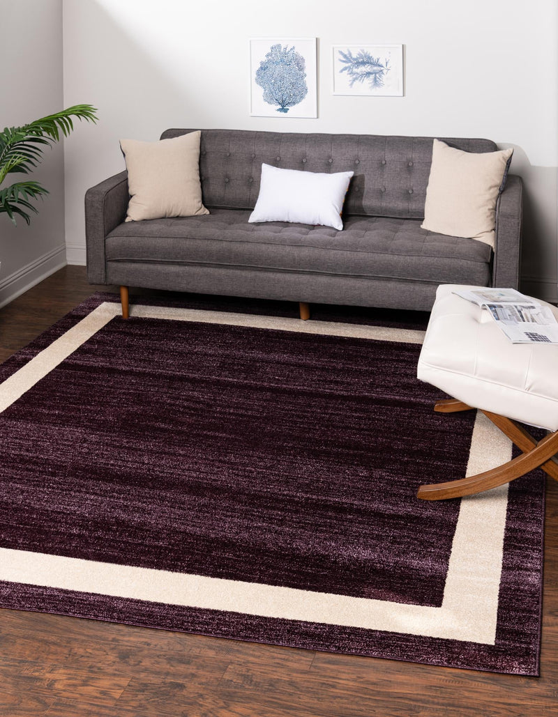 Studio Haven Collection Area Rug -  Alcove (Violet) Square Violet  lifestyle 7