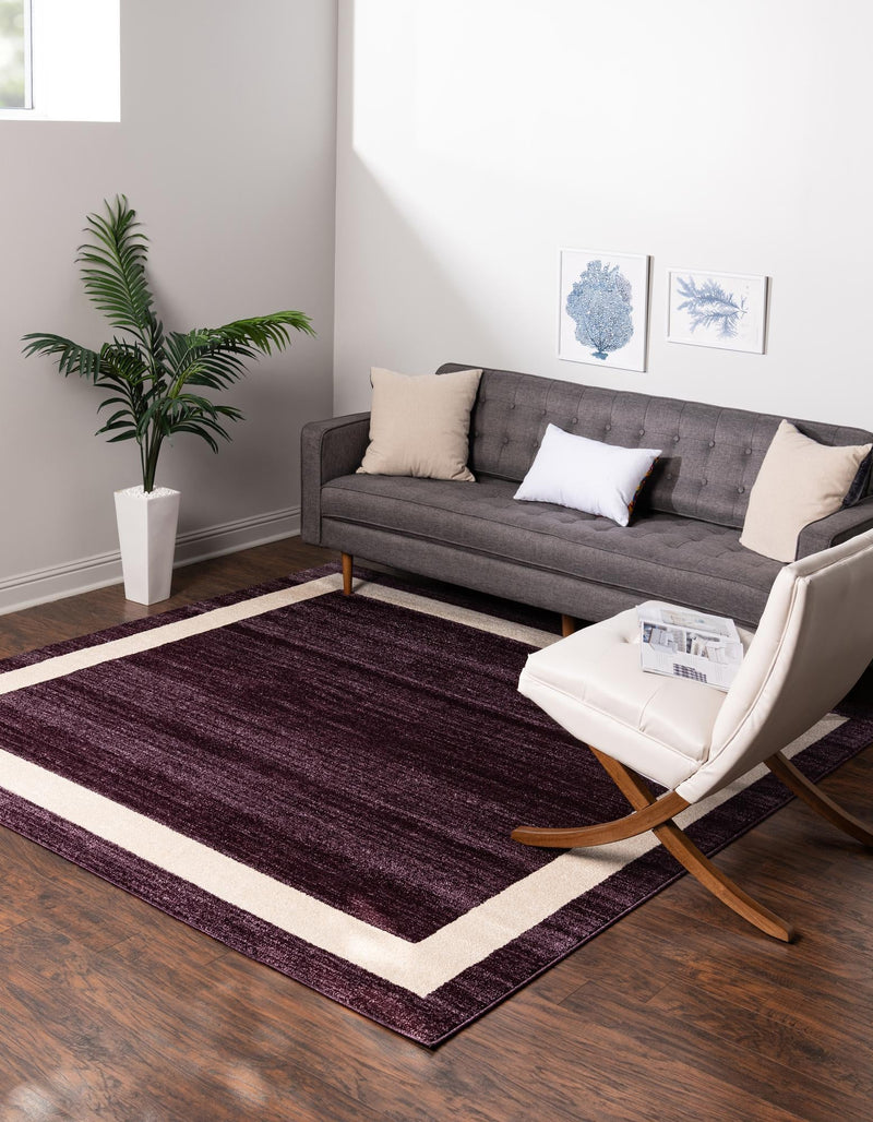 Studio Haven Collection Area Rug -  Alcove (Violet) Square Violet  lifestyle 13