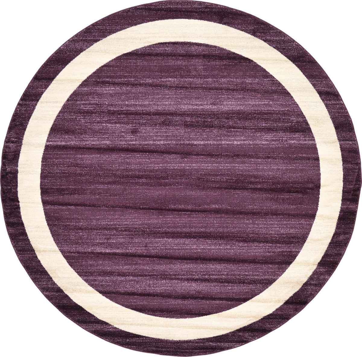 Studio Haven Collection Area Rug -  Alcove (Violet) Round Violet  lifestyle 4