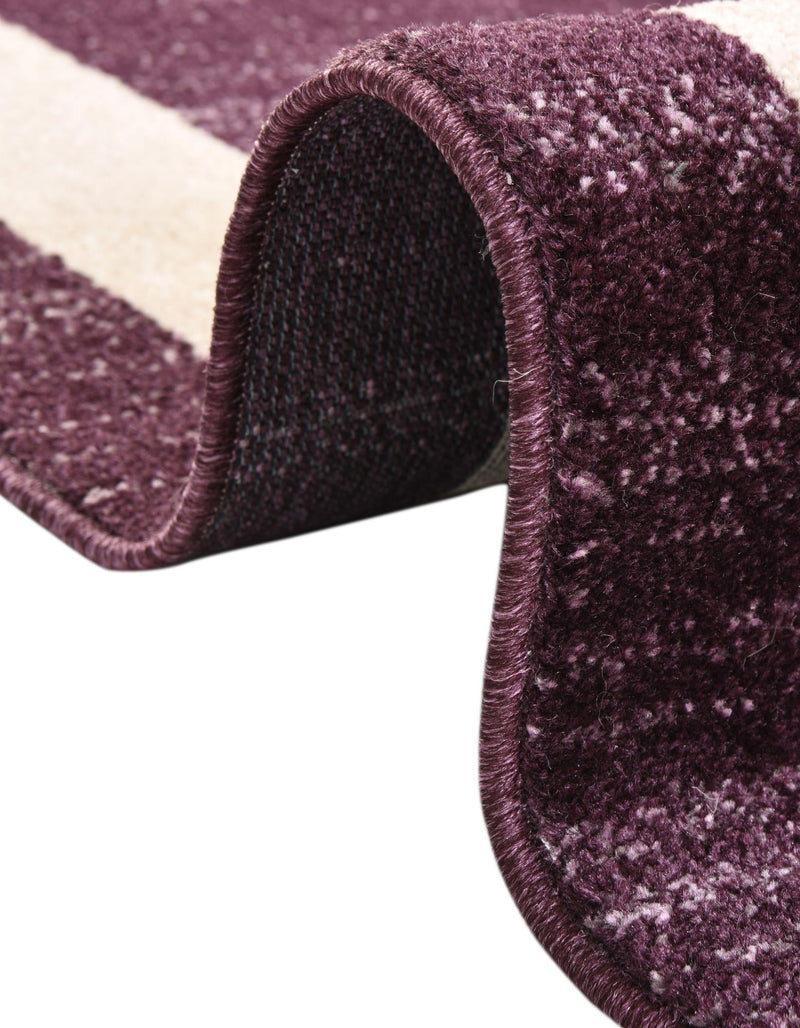 Studio Haven Collection Area Rug -  Alcove (Violet) Round Violet  lifestyle 32