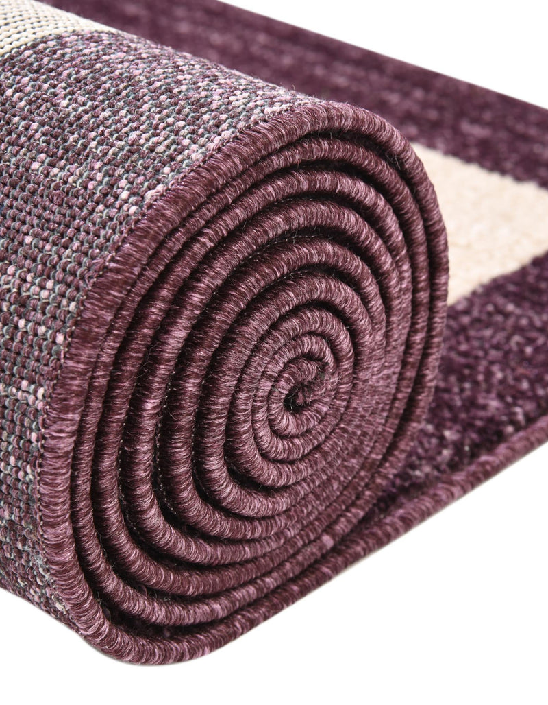 Studio Haven Collection Area Rug -  Alcove (Violet) Round Violet  lifestyle 38