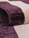 Studio Haven Collection Area Rug -  Alcove (Violet) Round Violet  lifestyle 35