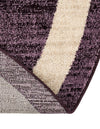 Studio Haven Collection Area Rug -  Alcove (Violet) Round Violet  lifestyle 36