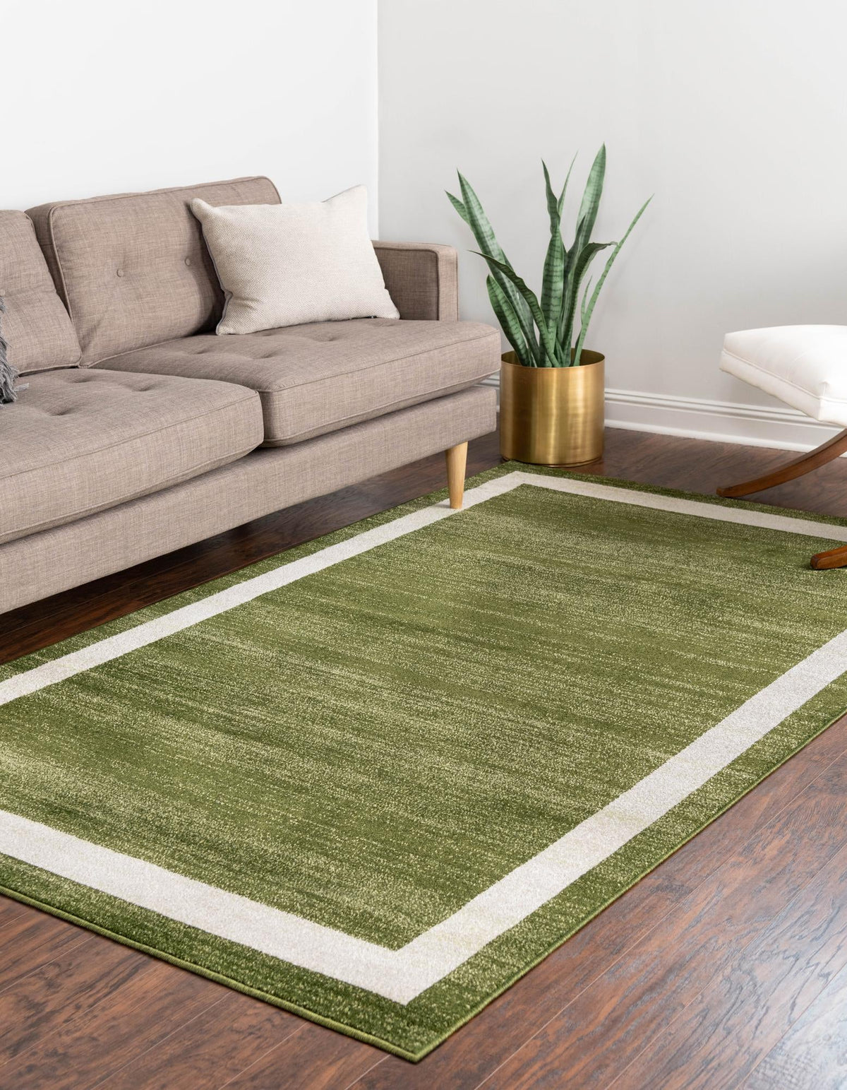 Studio Haven Collection Area Rug -  Alcove (Green) Rectangle Green  lifestyle 3