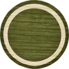 Studio Haven Collection Area Rug -  Alcove (Green) Round Green  lifestyle 19