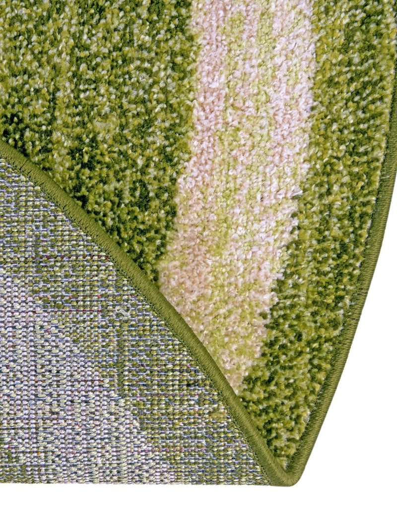 Studio Haven Collection Area Rug -  Alcove (Green) Round Green  lifestyle 34