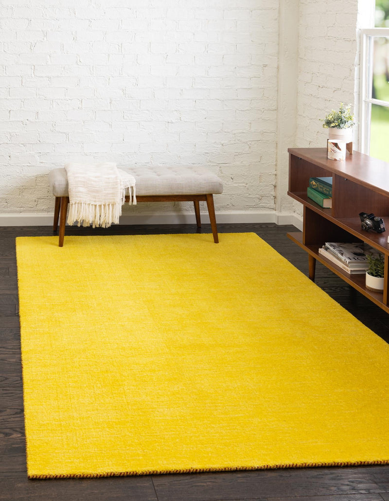 Tonal Oasis Collection Area Rug -  Lenox (Yellow) Rectangle Yellow  lifestyle 2