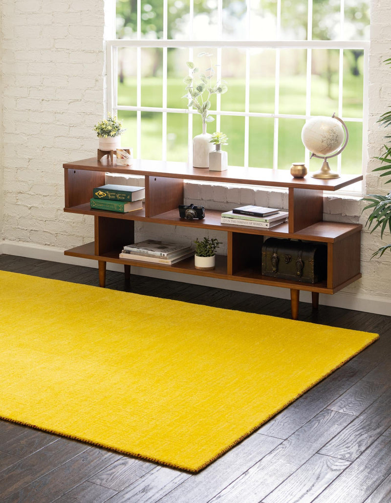 Tonal Oasis Collection Area Rug -  Lenox (Yellow) Rectangle Yellow  lifestyle 4
