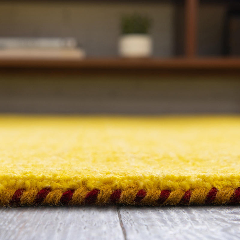 Tonal Oasis Collection Area Rug -  Lenox (Yellow) Rectangle Yellow  lifestyle 5