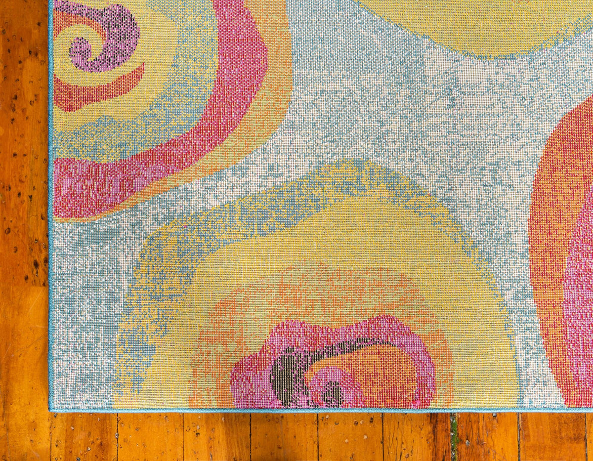 Venetian Elegance Collection Area Rug -  Giudecca Rectangle Blue  lifestyle 10