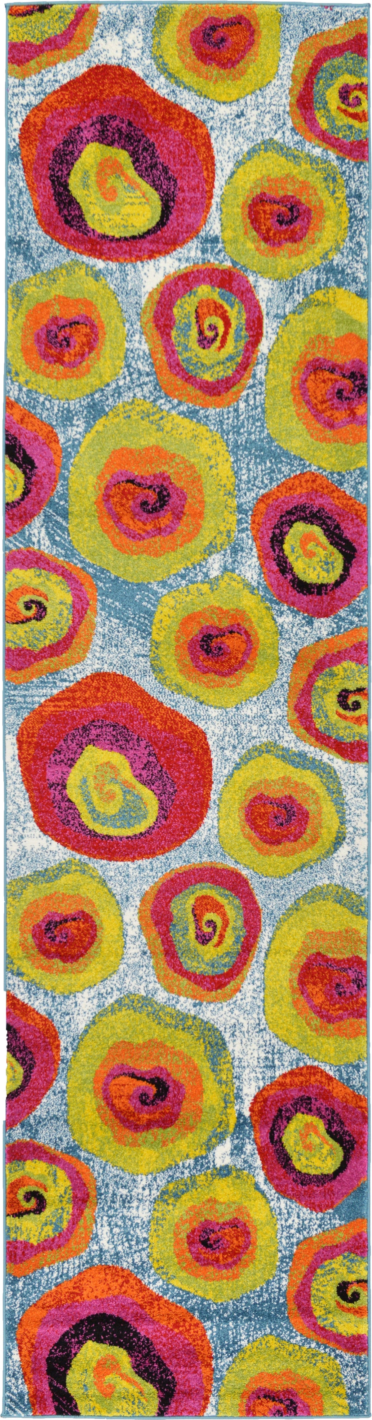 Venetian Elegance Collection Area Rug -  Giudecca Runner Blue  lifestyle 12