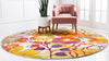 Venetian Elegance Collection Area Rug -  Accademia Round Ivory  lifestyle 49
