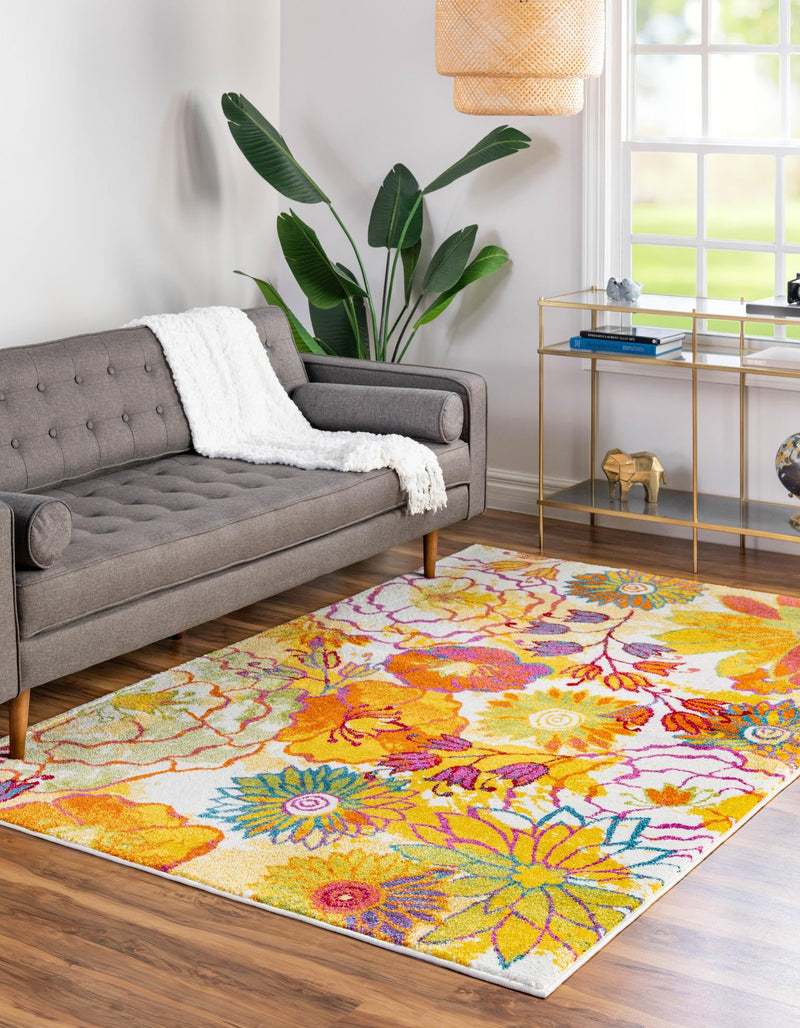 Venetian Elegance Collection Area Rug -  Accademia Rectangle Ivory  lifestyle 6