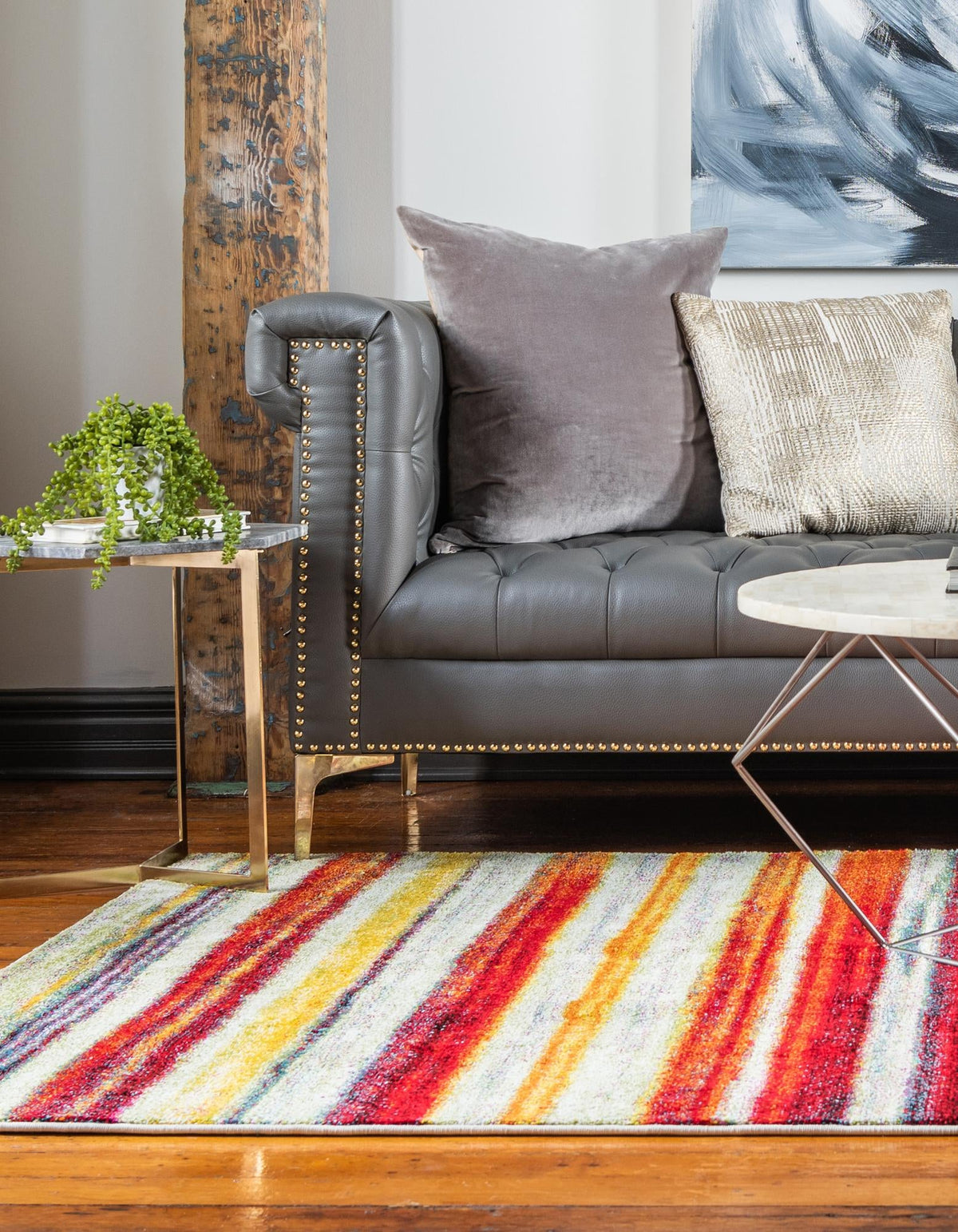 Venetian Elegance Collection Area Rug -  Caorle Rectangle Multi  lifestyle 4