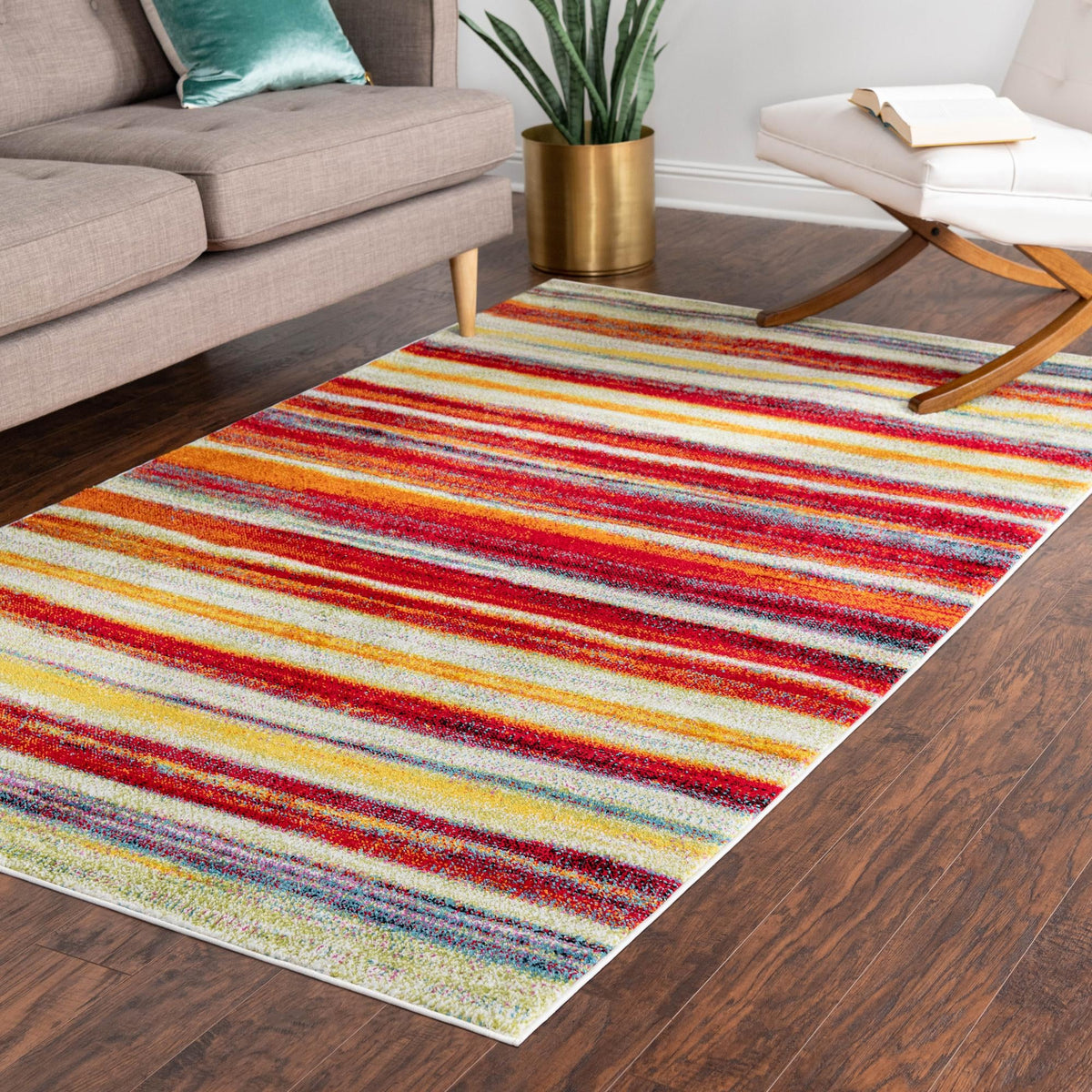 Venetian Elegance Collection Area Rug -  Caorle Rectangle Multi  lifestyle 16