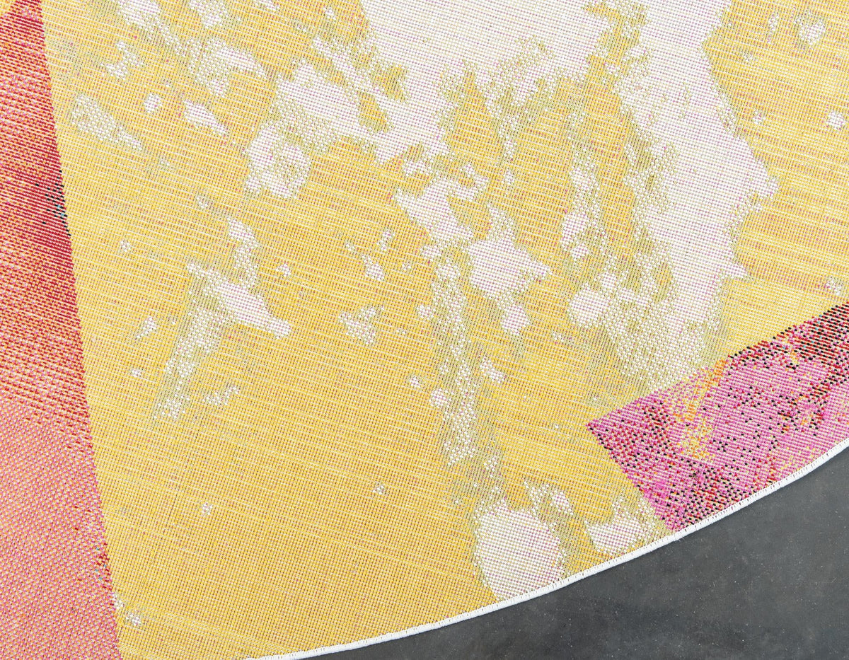 Venetian Elegance Collection Area Rug -  Malamocco Round Multi  lifestyle 28