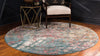 Serenade Oasis Collection Area Rug -  Bliss Round Blue  lifestyle 20