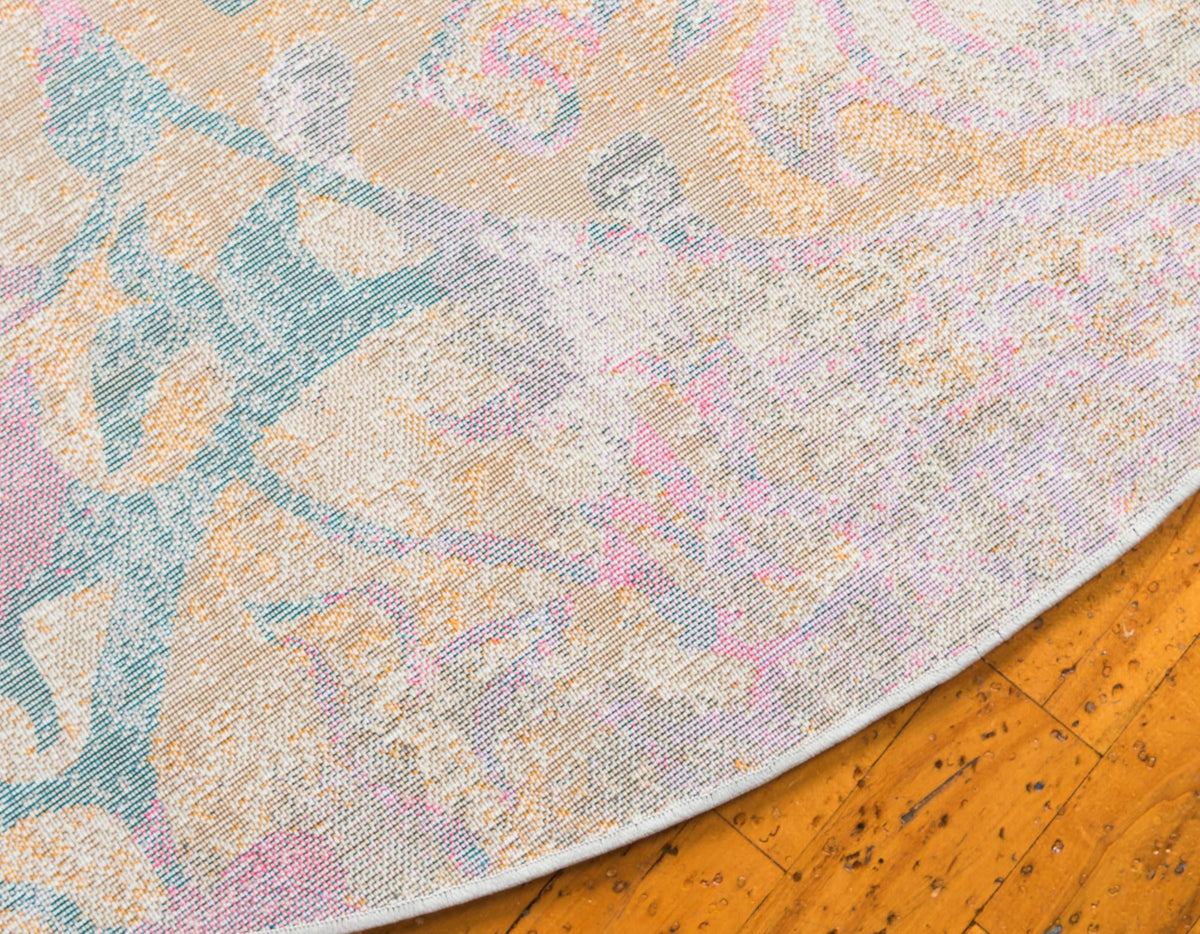 Serenade Oasis Collection Area Rug -  Euphoria Round Dark Beige  lifestyle 17