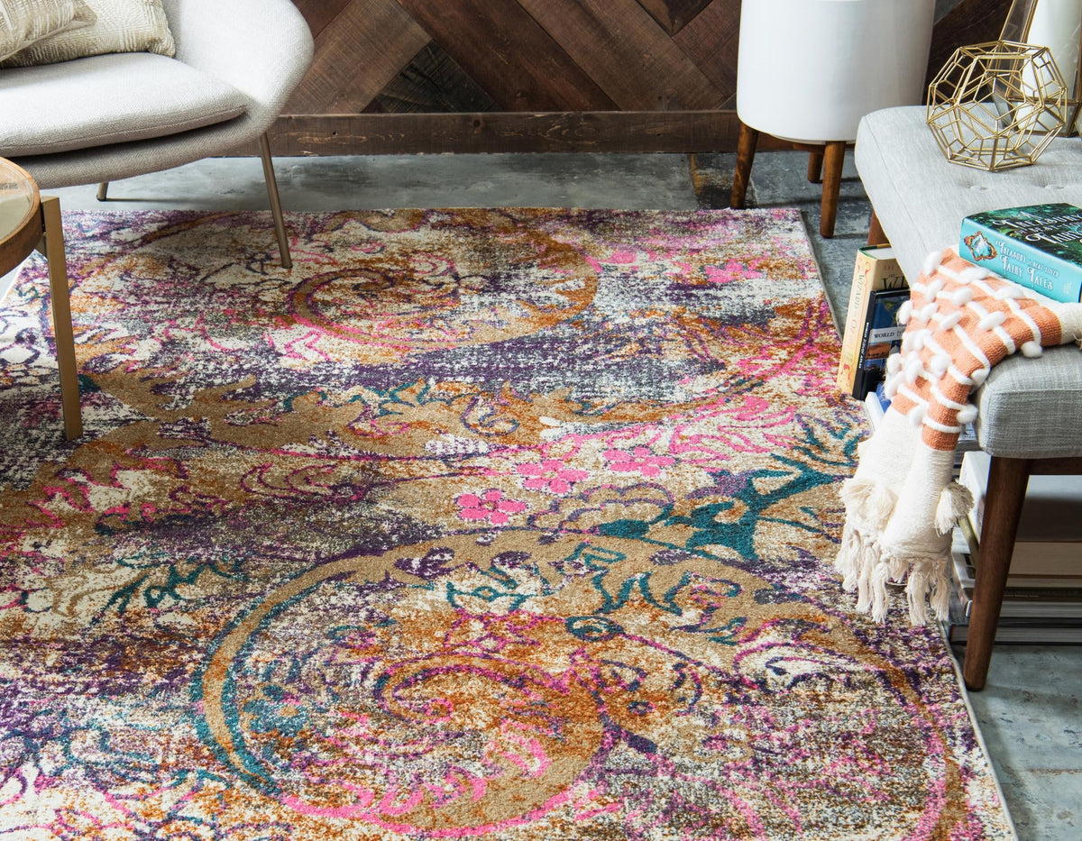 Serenade Oasis Collection Area Rug -  Euphoria Rectangle Dark Beige  lifestyle 6