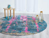 Serenade Oasis Collection Area Rug -  Paradise Round Multi  lifestyle 18