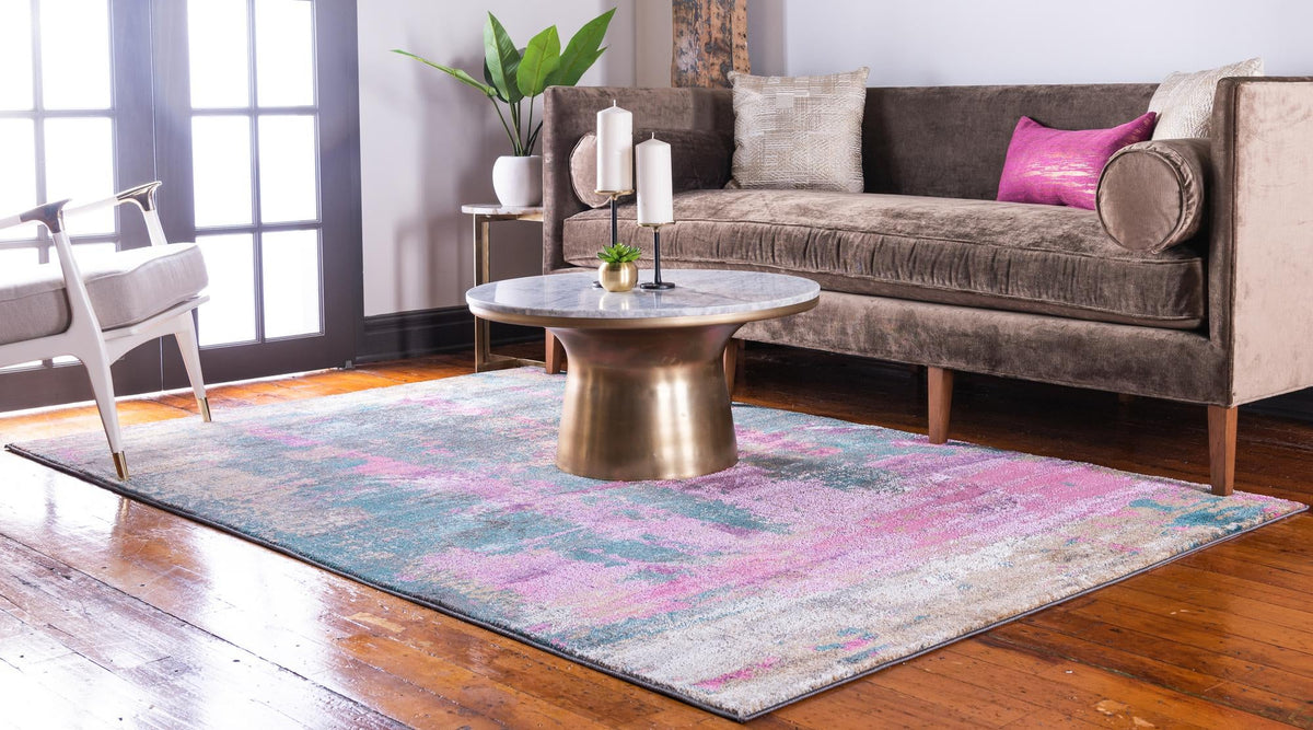 Serenade Oasis Collection Area Rug -  Paradise Rectangle Multi  lifestyle 3