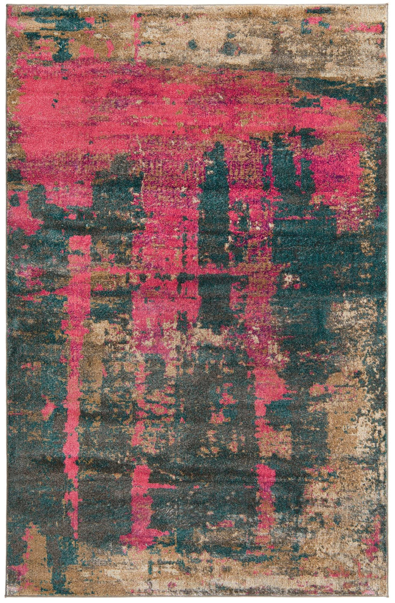 Serenade Oasis Collection Area Rug -  Paradise Rectangle Multi Main