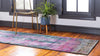 Serenade Oasis Collection Area Rug -  Paradise Runner Multi  lifestyle 20