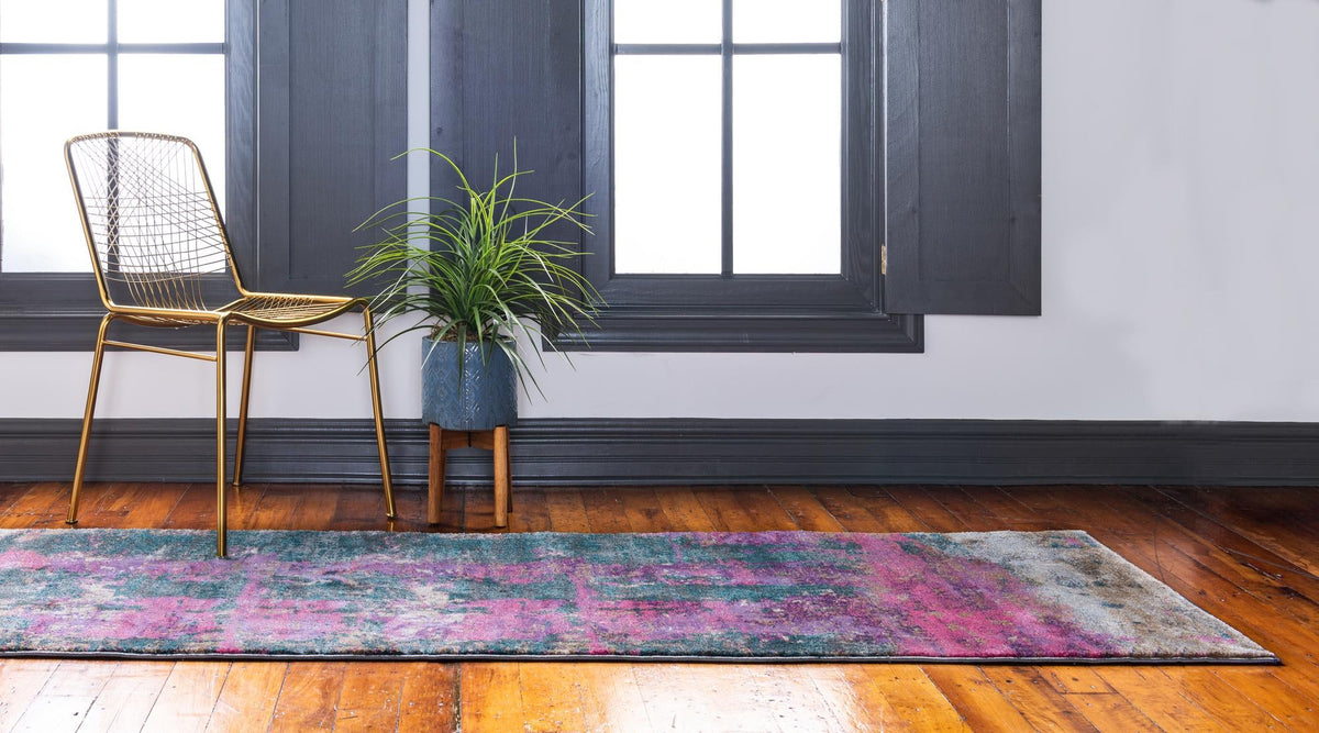 Serenade Oasis Collection Area Rug -  Paradise Runner Multi  lifestyle 22