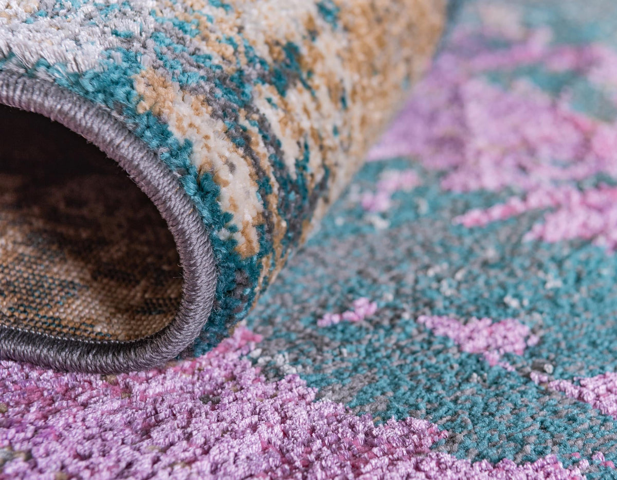 Serenade Oasis Collection Area Rug -  Paradise Runner Multi  lifestyle 28