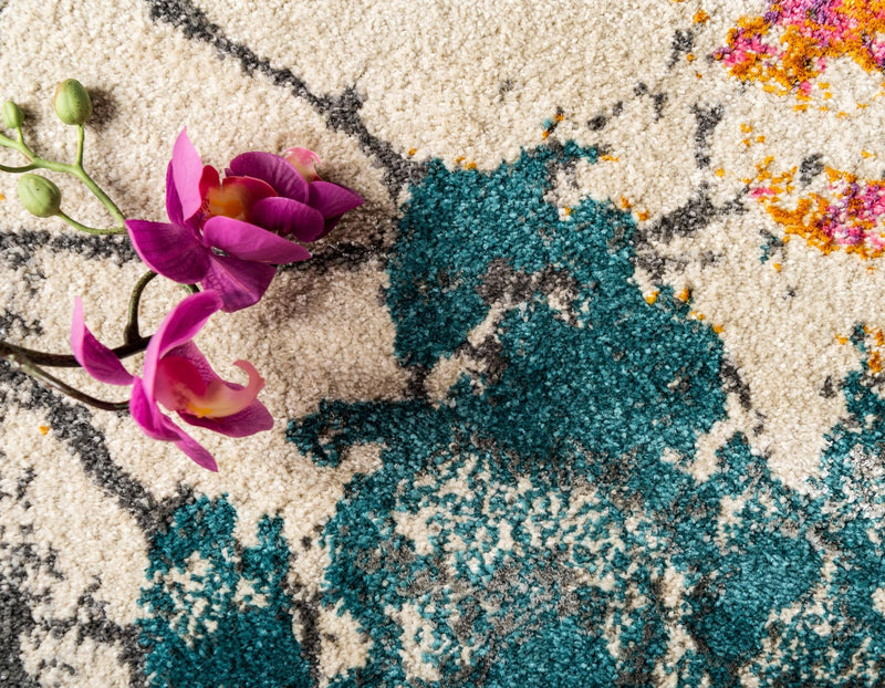 Serenade Oasis Collection Area Rug -  Retreat Round Beige  lifestyle 30