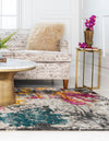Serenade Oasis Collection Area Rug -  Retreat Rectangle Beige  lifestyle 5