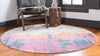 Serenade Oasis Collection Area Rug -  Solace Round Pink  lifestyle 16