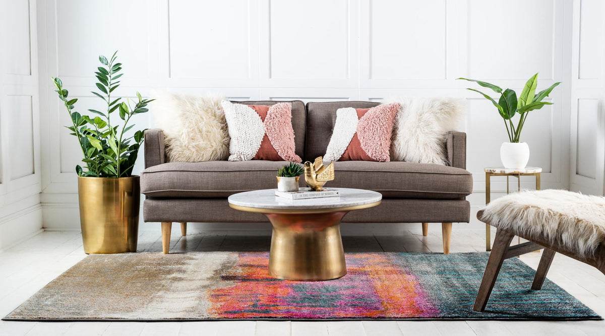 Serenade Oasis Collection Area Rug -  Solace Rectangle Pink  lifestyle 4