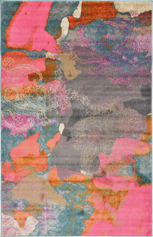 Serenade Oasis Collection Area Rug -  Harmony Rectangle Gray Main