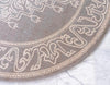 Serenade Oasis Collection Area Rug -  Utopia Round Gray  lifestyle 95