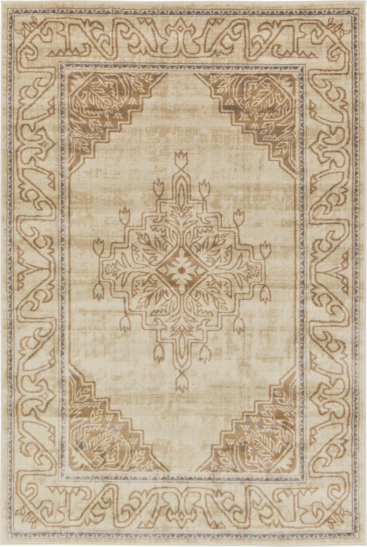 Serenade Oasis Collection Area Rug -  Utopia Rectangle Beige  lifestyle 4