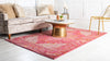 Serenade Oasis Collection Area Rug -  Utopia Rectangle Pink  lifestyle 9